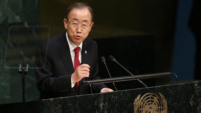 Ban Ki-Moon eröffnet die 70. UNO-Generaldebatte in New York