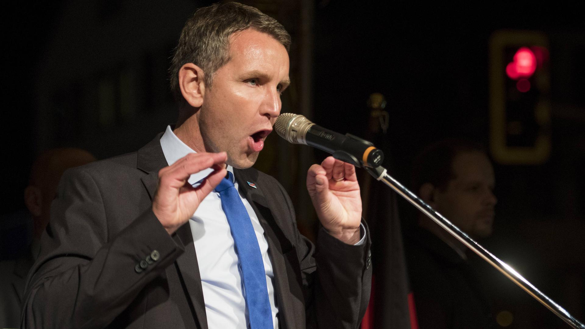 Der AfD-Politiker Björn Höcke Der AfD-Politiker Björn Höcke