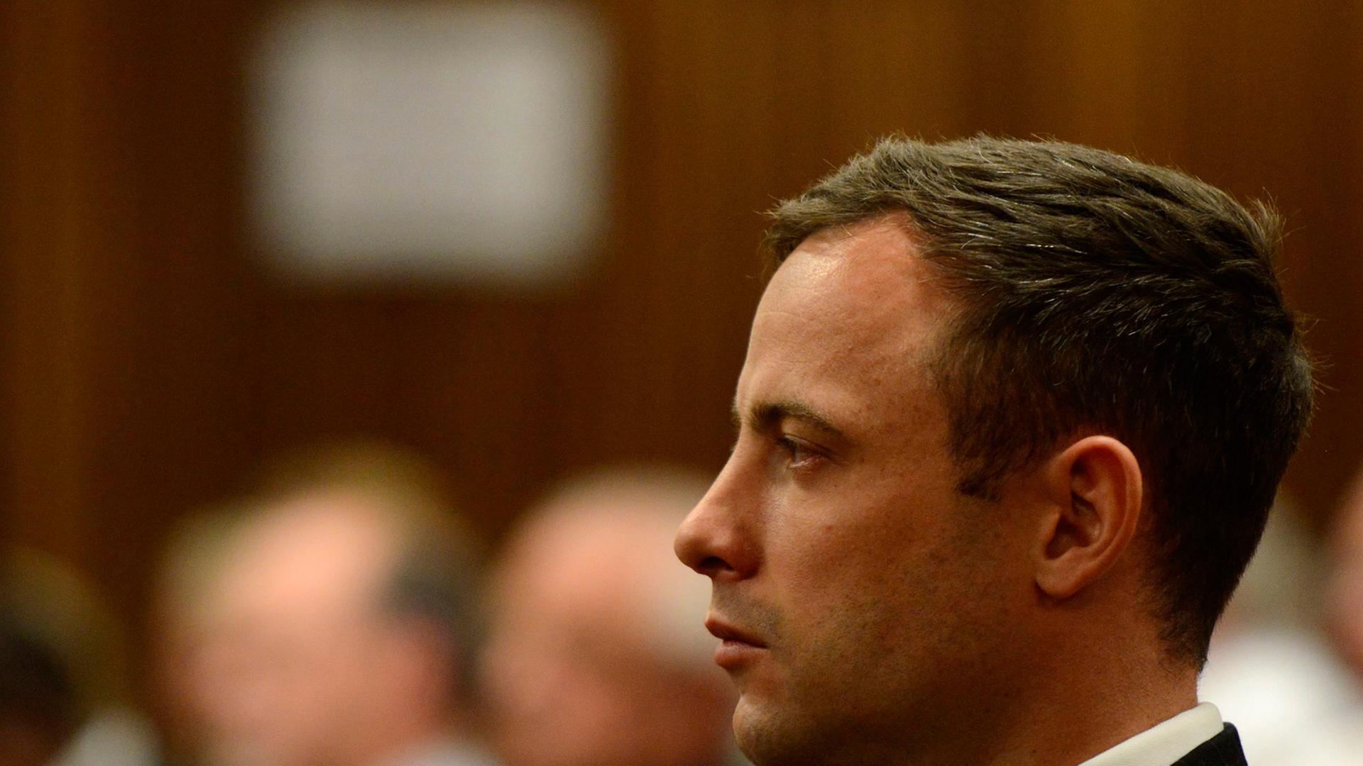 Paralympics-Star Oscar Pistorius bei der Urteilsverkündung in Pretoria Paralympics-Star Oscar Pistorius bei der Urteilsverkündung in Pretoria