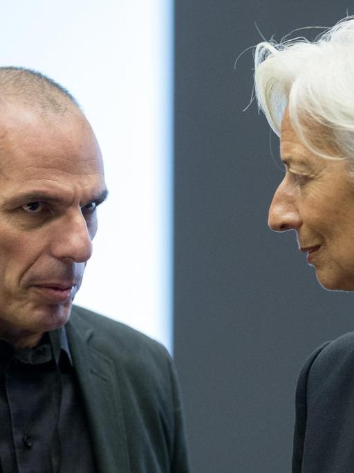 Griechenlands Finanzminister Varoufakis und IWF-Chefin Lagarde.