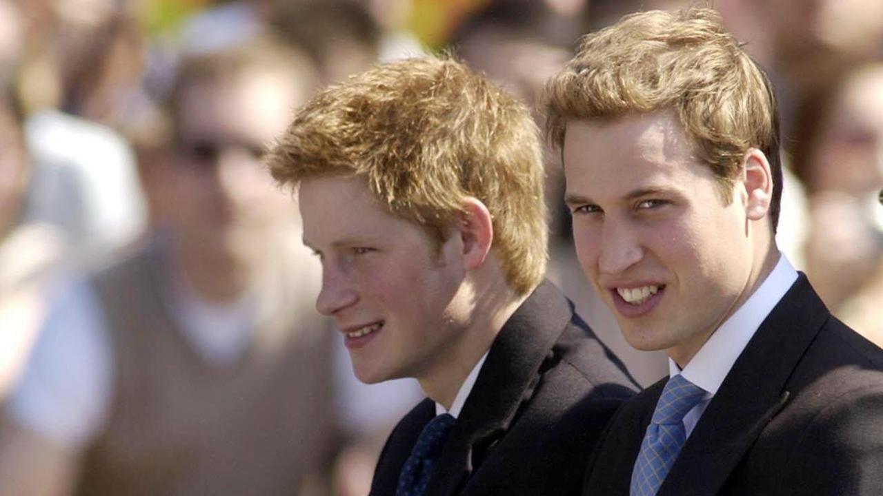 Britisches Königshaus: Das Foto zeigt die die Brüder Prinz William und Prinz Harry 2003, wie sie Buckingham Palace verlassen. Britisches Königshaus: Das Foto zeigt die die Brüder Prinz William und Prinz Harry 2003, wie sie Buckingham Palace verlassen.