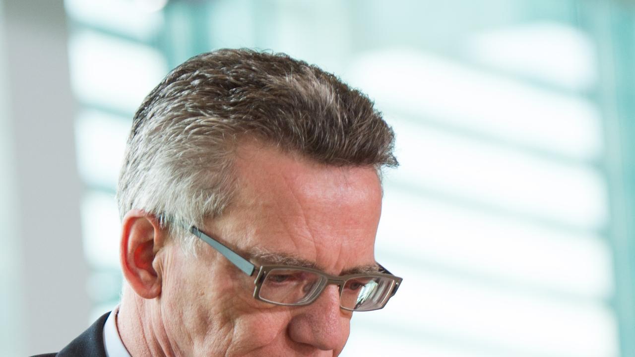 Bundesinnenminister Thomas de Maizière Bundesinnenminister Thomas de Maizière