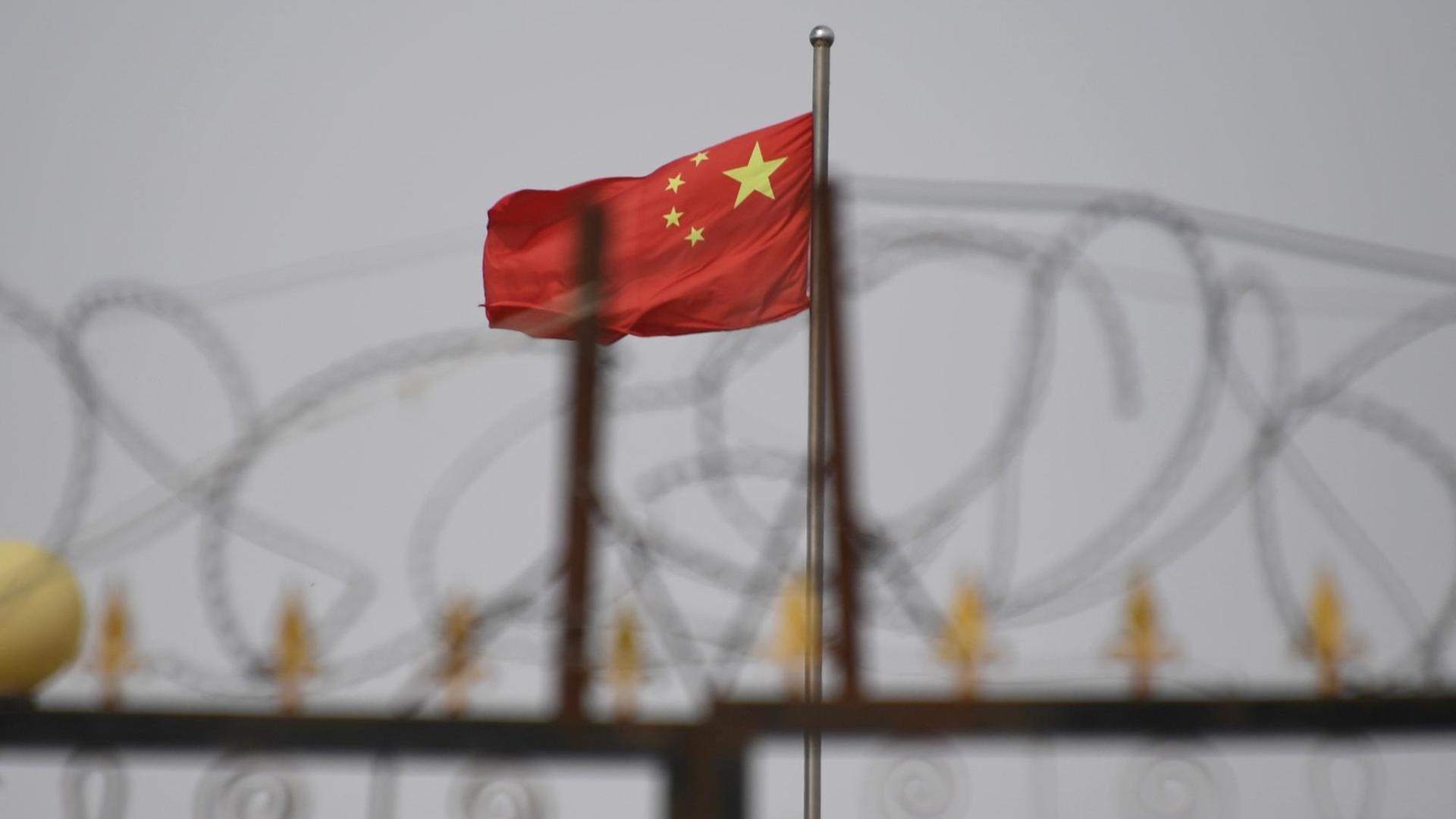 Siedlung südlich von Kashgar in der chinesischen Provinz Xinjiang am 4.6.2019 Siedlung südlich von Kashgar in der chinesischen Provinz Xinjiang am 4.6.2019