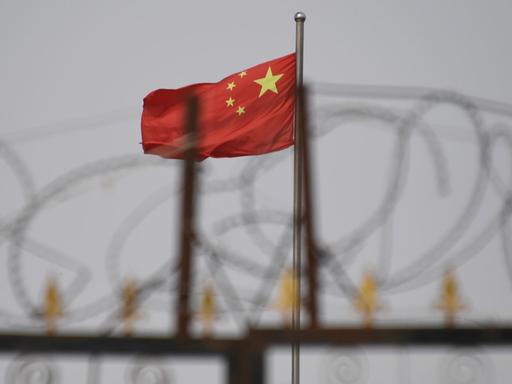 Siedlung südlich von Kashgar in der chinesischen Provinz Xinjiang am 4.6.2019