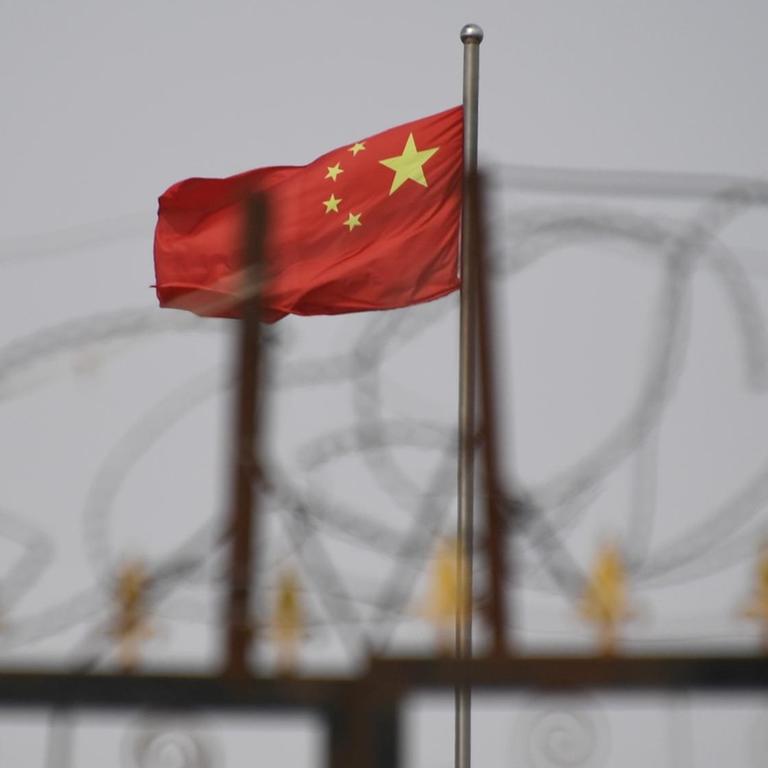 Siedlung südlich von Kashgar in der chinesischen Provinz Xinjiang am 4.6.2019