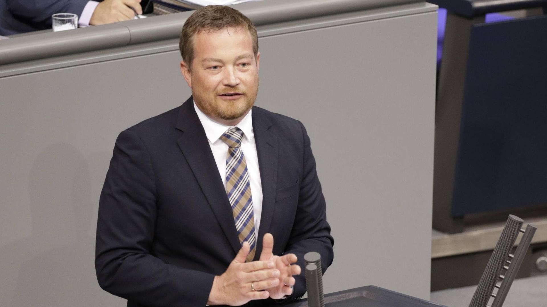 Uli Grötsch, SPD, Mitglied des Bundestags-Innenausschusses.
