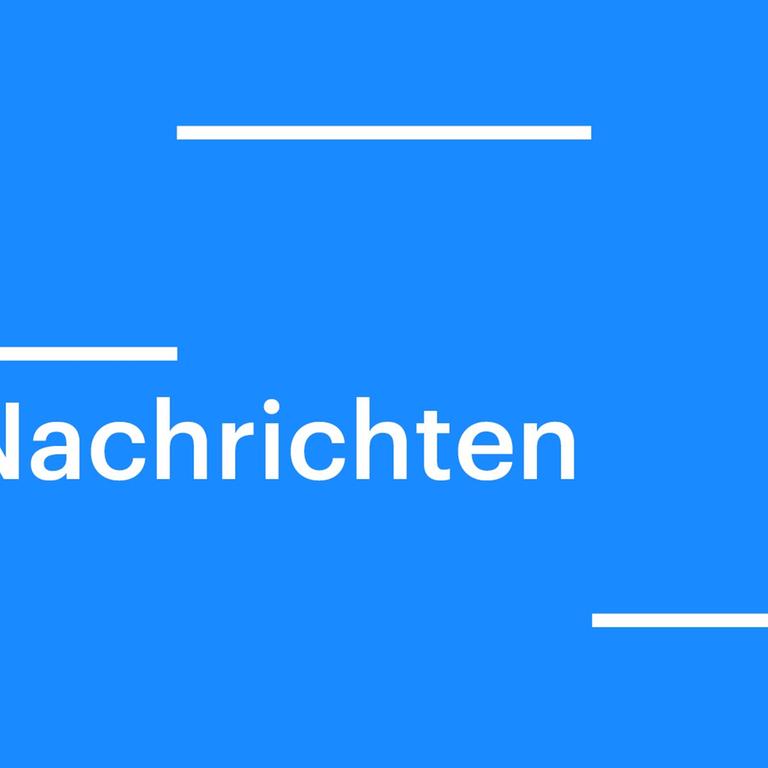 Zu sehen ist in weißer Schrift auf blauem Grund: "Die Nachrichten".