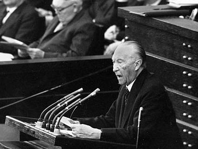 Konrad Adenauer 1963 im Bundestag Konrad Adenauer 1963 im Bundestag