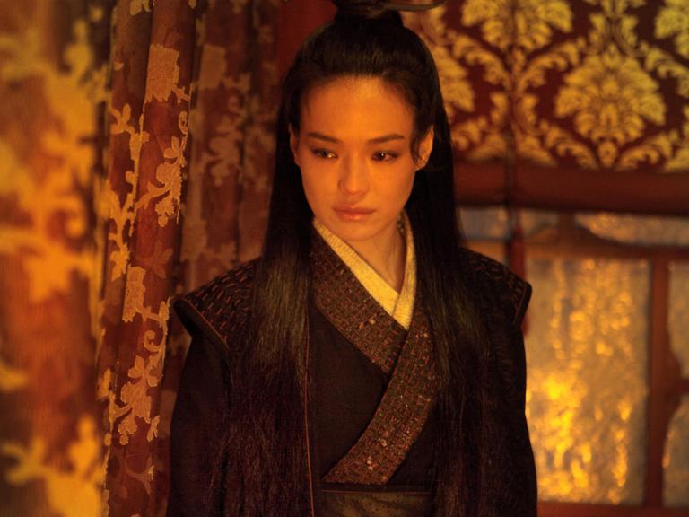 Filmszene aus "The Assassin" des chinesisch-taiwanesischen Regisseurs Hou Hsiao-Hsien, der 2015 auf den Filmfestspielen in Cannes gezeigt wurde. Das Foto zeigt die Hauptdarstellerin Shu Qi