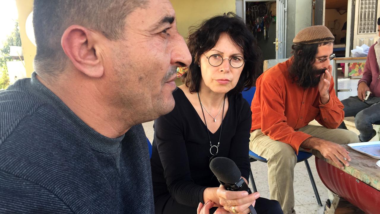 Chaled Abu Awad (l), Sabine Adler und Scha‘ul Judeman Chaled Abu Awad (l), Sabine Adler und Scha‘ul Judeman