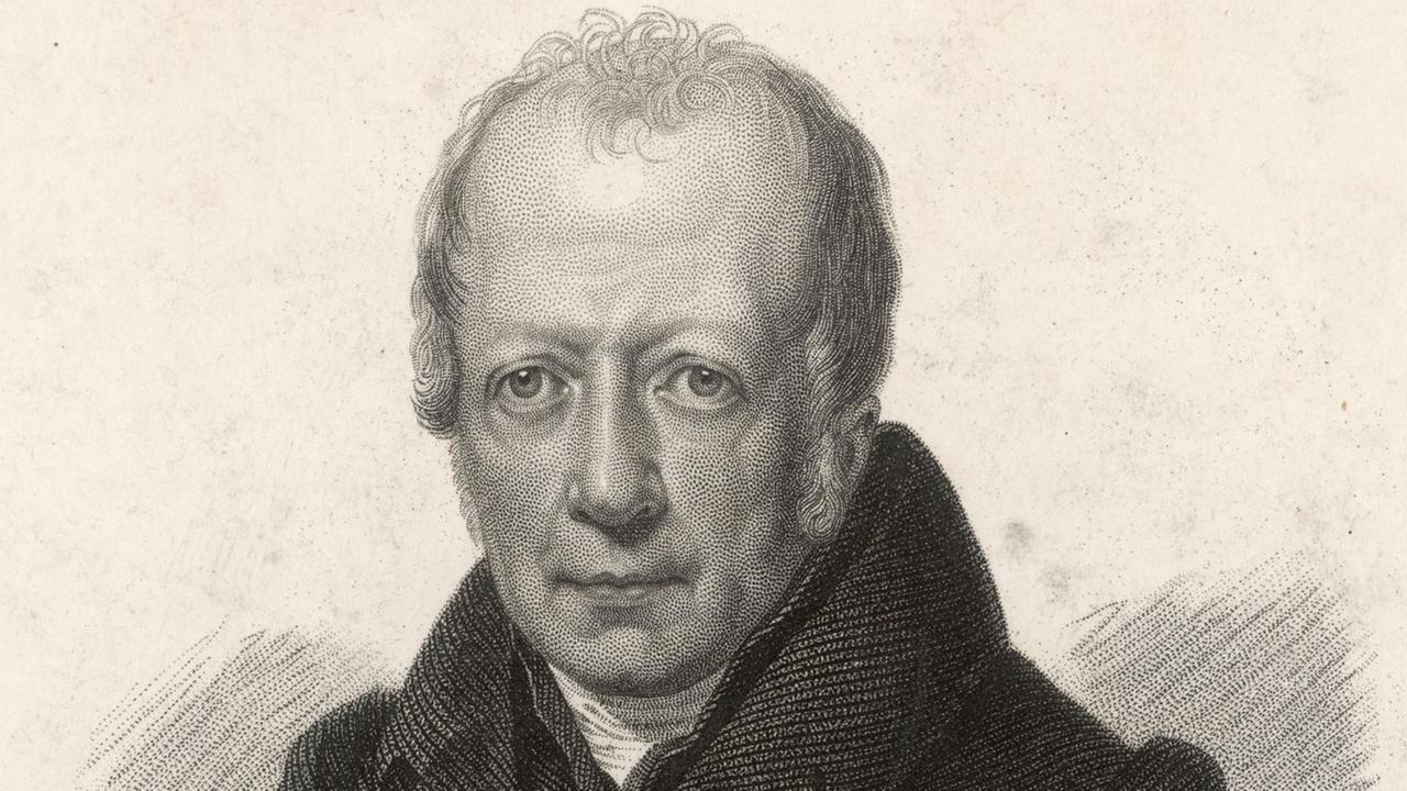 Porträtzeichnung von Wilhelm von Humboldt (1767–1835). Porträtzeichnung von Wilhelm von Humboldt (1767–1835).