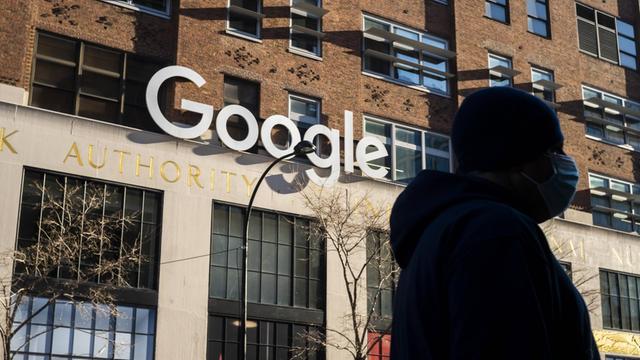 Das Hauptquartier von Google in New York