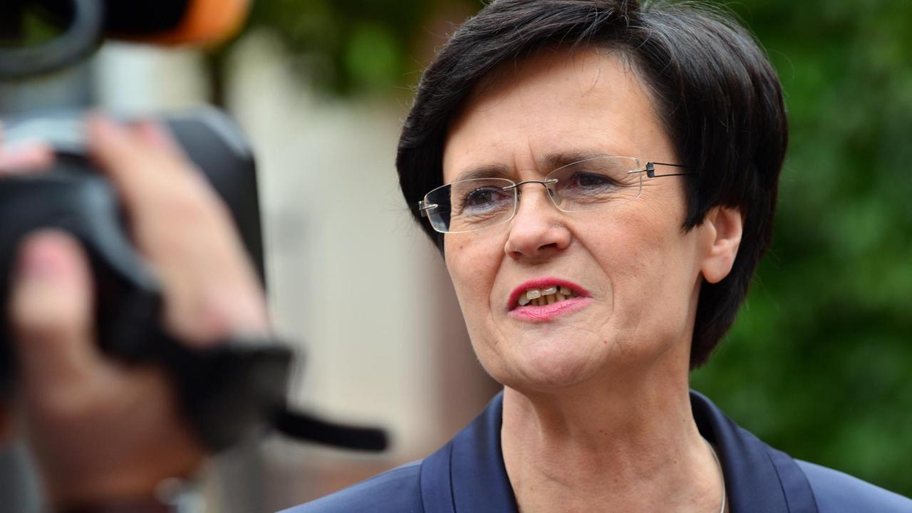 Thüringens Ministerpräsidentin Christine Lieberknecht (CDU) 2014. Thüringens Ministerpräsidentin Christine Lieberknecht (CDU) 2014.