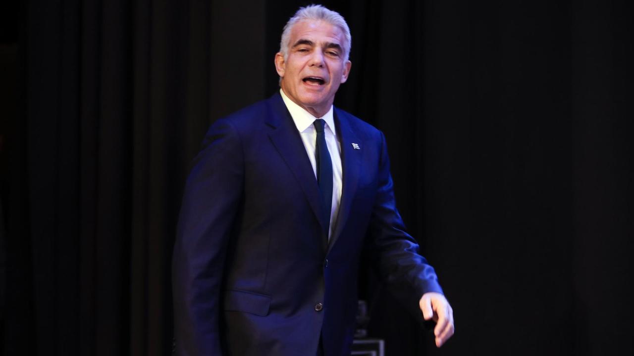 Jair Lapid von der liberalen Zukunftspartei "Jesch Atid" Jair Lapid von der liberalen Zukunftspartei "Jesch Atid"