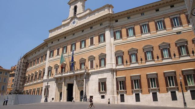 Das Parlamentsgebäude in Rom