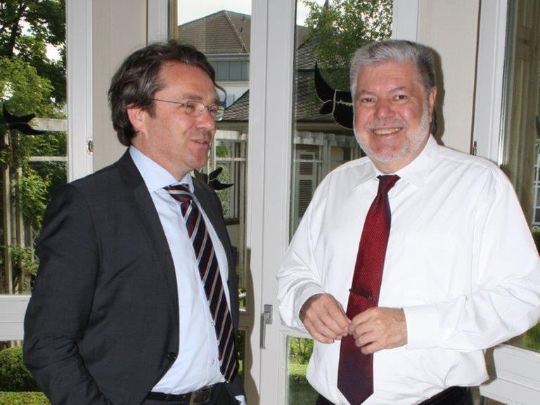 Stephan Detjen (Hauptstadtstudio) und Kurt Beck (SPD) Stephan Detjen (Hauptstadtstudio) und Kurt Beck (SPD)