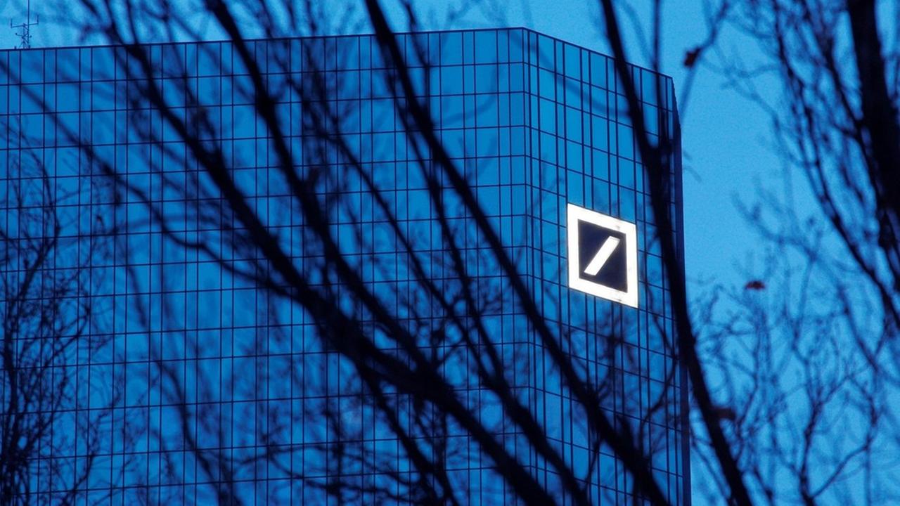 Hochhaus der Deutschen Bank in Frankfurt Hochhaus der Deutschen Bank in Frankfurt