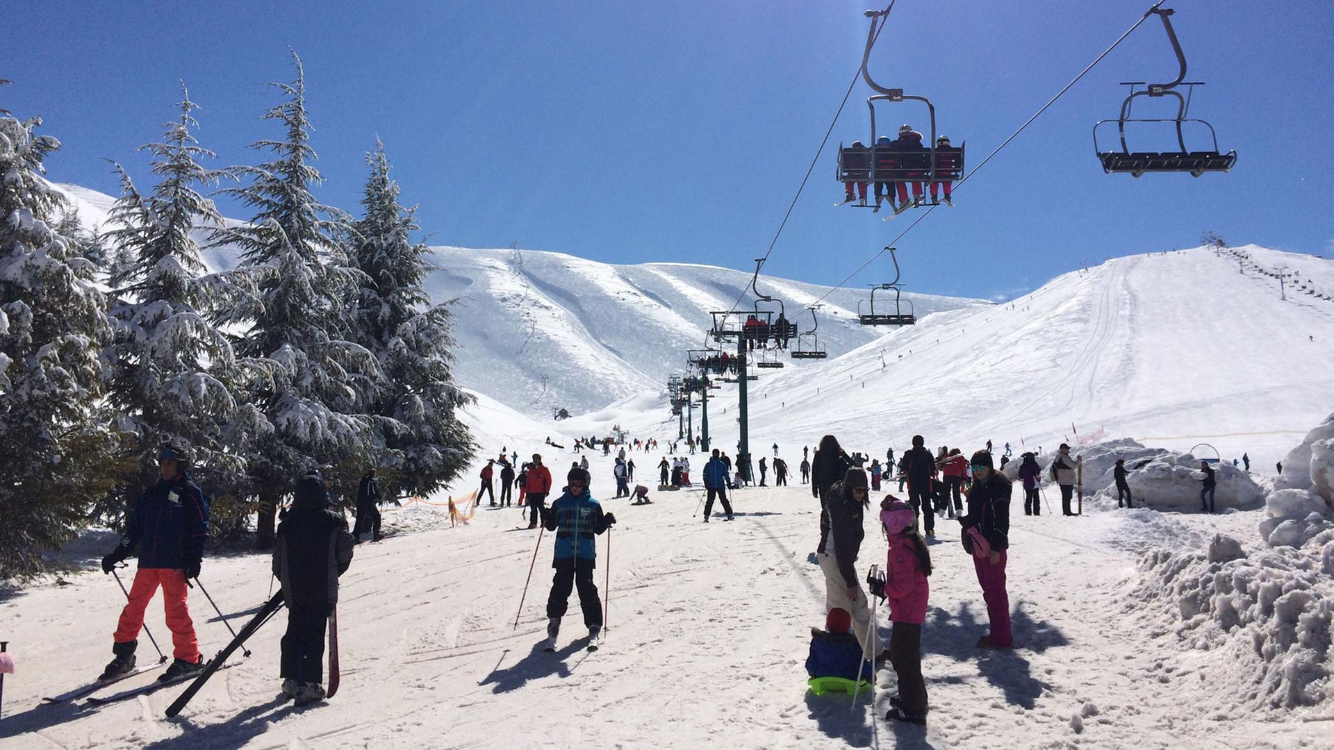 Skigebiet im Libanon Skigebiet im Libanon