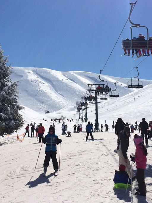 Skigebiet im Libanon