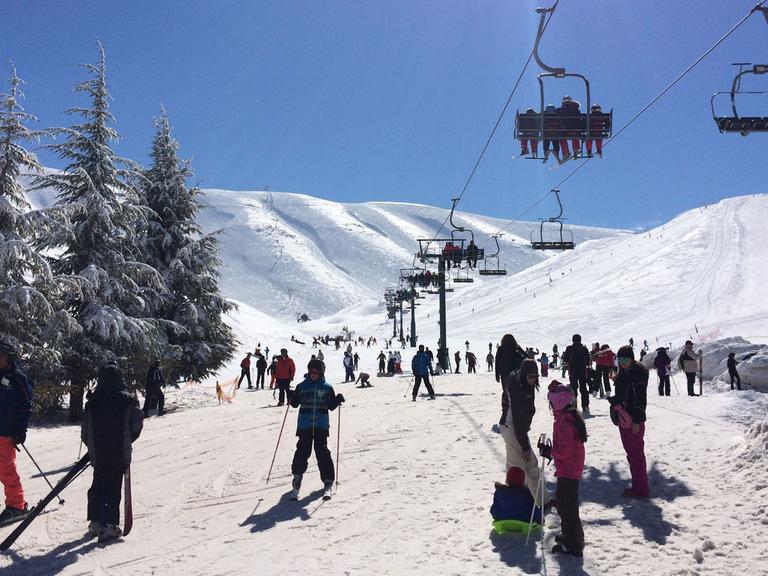 Skigebiet im Libanon
