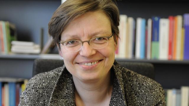 Mitorganisatorin der Tagung zu "Religionen und Wandel", die Professorin für praktische Theologie in Münster, Prof. Dr. Judith Könemann