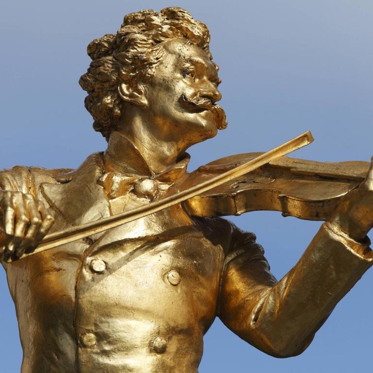 Johann-Strauß-Denkmal im Stadtpark, Wien, Österreich,