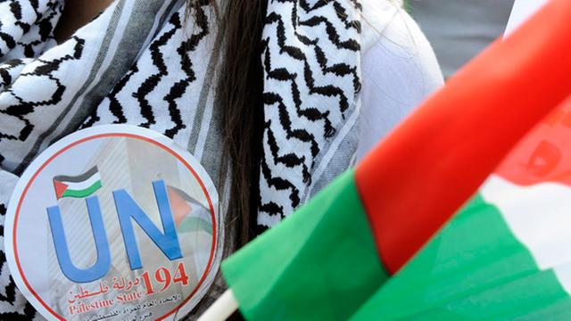 In der UNO gab es eine große Mehrheit in UNO für die Anerkennung Palästinas als "Beobachterstaat".