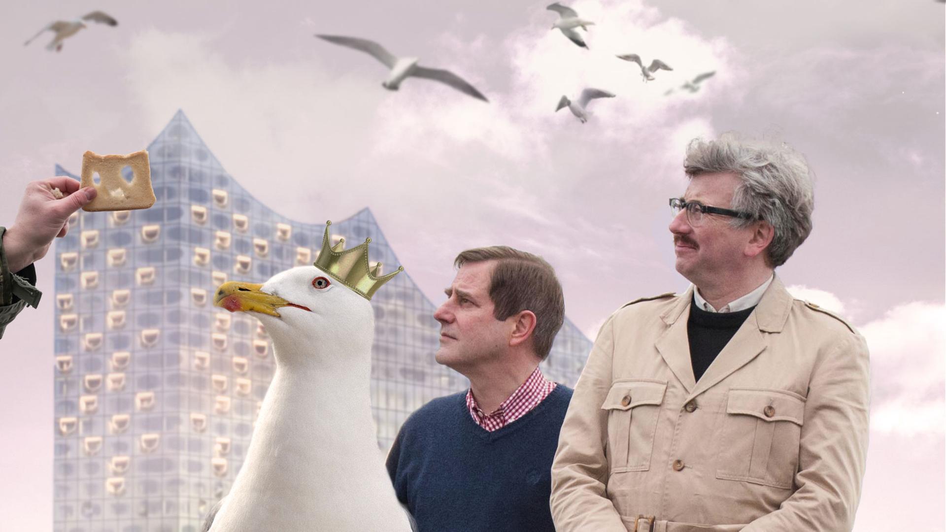 Andreas Dorau und Gereon Klug plus Möwe Andreas Dorau und Gereon Klug plus Möwe