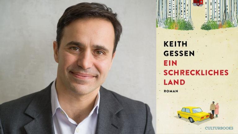 Keitch Gessen: "Ein schreckliches Land" Zu sehen sind der Autor und das Buchcover Keitch Gessen: "Ein schreckliches Land" Zu sehen sind der Autor und das Buchcover
