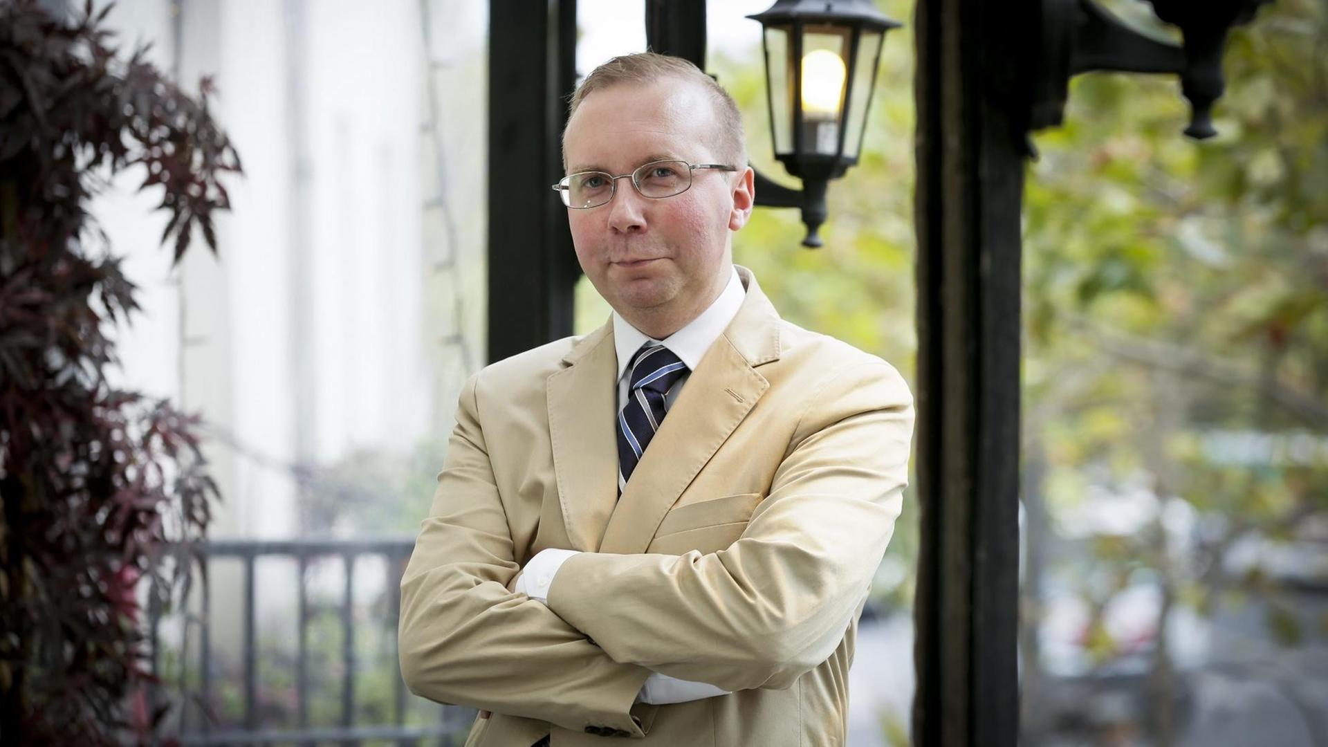 Porträt von Alain Escada, Parteivorstand von Civitas. Porträt von Alain Escada, Parteivorstand von Civitas.