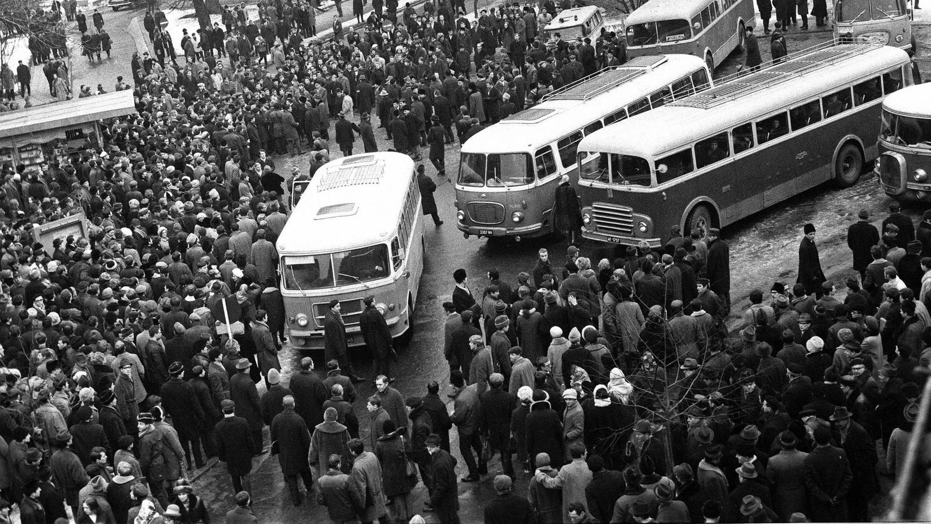 Studentenprotest in Warschau 1968 Studentenprotest in Warschau 1968