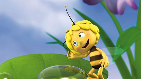 Eine 3-D-Computeranimation der Biene Maja