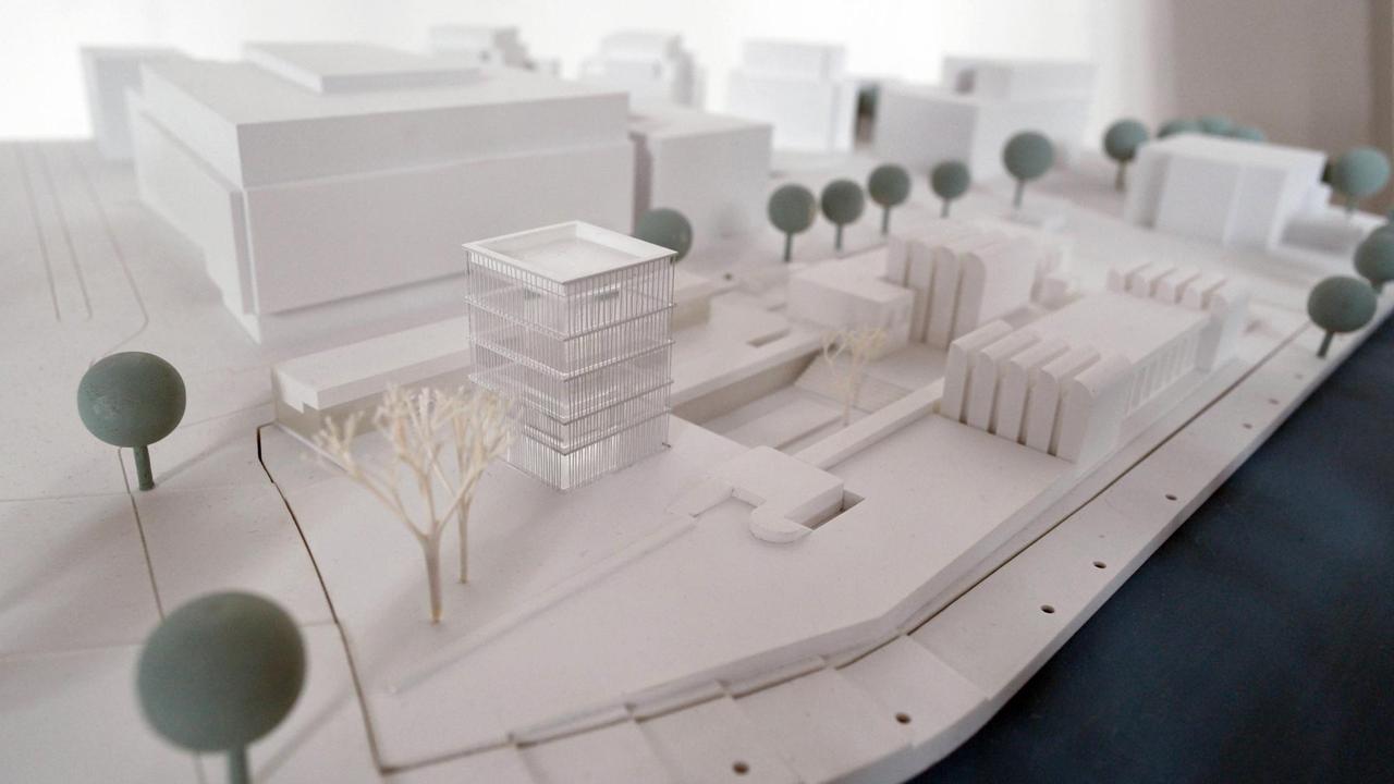 Sieger-Entwurfs im Wettbewerb für das neue Bauhaus-Archiv Sieger-Entwurfs im Wettbewerb für das neue Bauhaus-Archiv