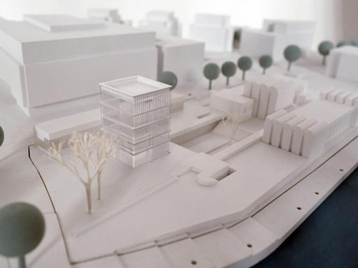 Sieger-Entwurfs im Wettbewerb für das neue Bauhaus-Archiv