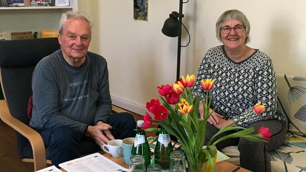 Porträt von Ingrid und Hans Werner Maire. Porträt von Ingrid und Hans Werner Maire.
