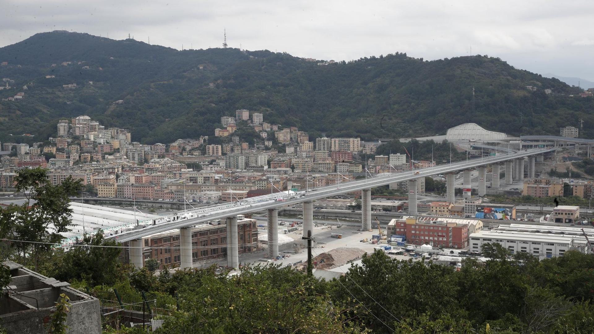 Die neue Brücke in Genua Die neue Brücke in Genua