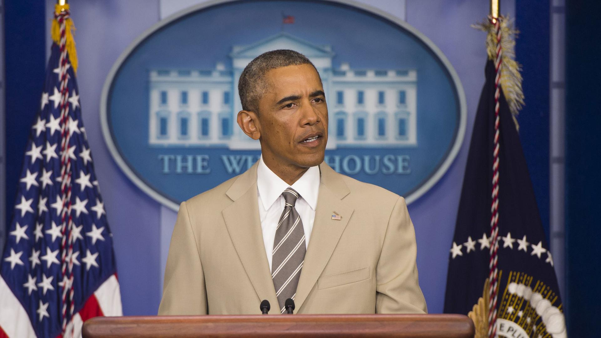 US-Präsident Barack Obama im Weißen Haus. US-Präsident Barack Obama im Weißen Haus.