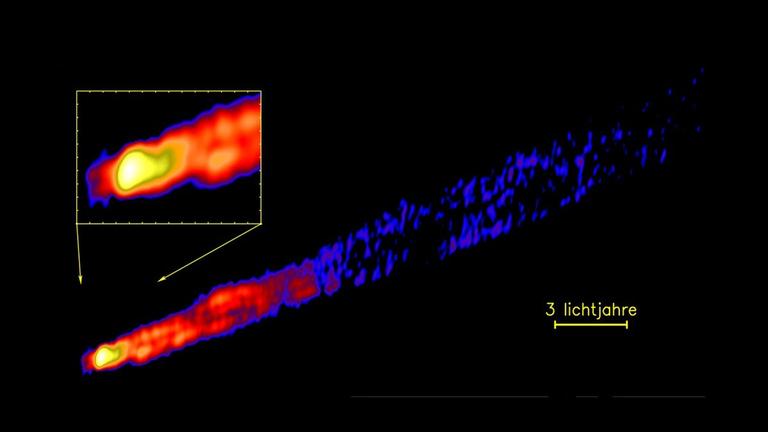 Der Materiejet der Galaxie M 87 Der Materiejet der Galaxie M 87