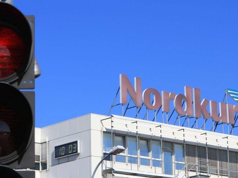 Blick auf ein Gebäude der Verlagsgruppe Nordkurier aim März 2014 auf dem Datzeberg in Neubrandenburg