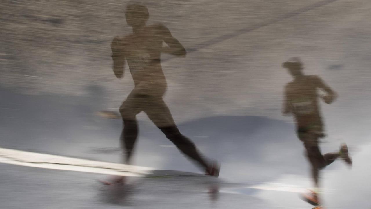 Läufer bei den Olympischen Spielen in Rio de Janeiro. Läufer bei den Olympischen Spielen in Rio de Janeiro.