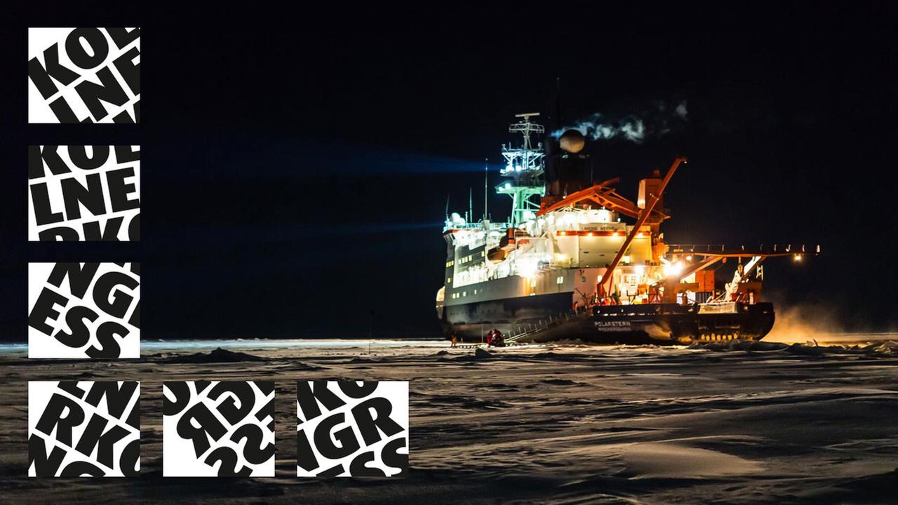 Polarnacht: Wissenschaftler arbeiten während der Eisstation auf dem Meereis. Polarnacht: Wissenschaftler arbeiten während der Eisstation auf dem Meereis.