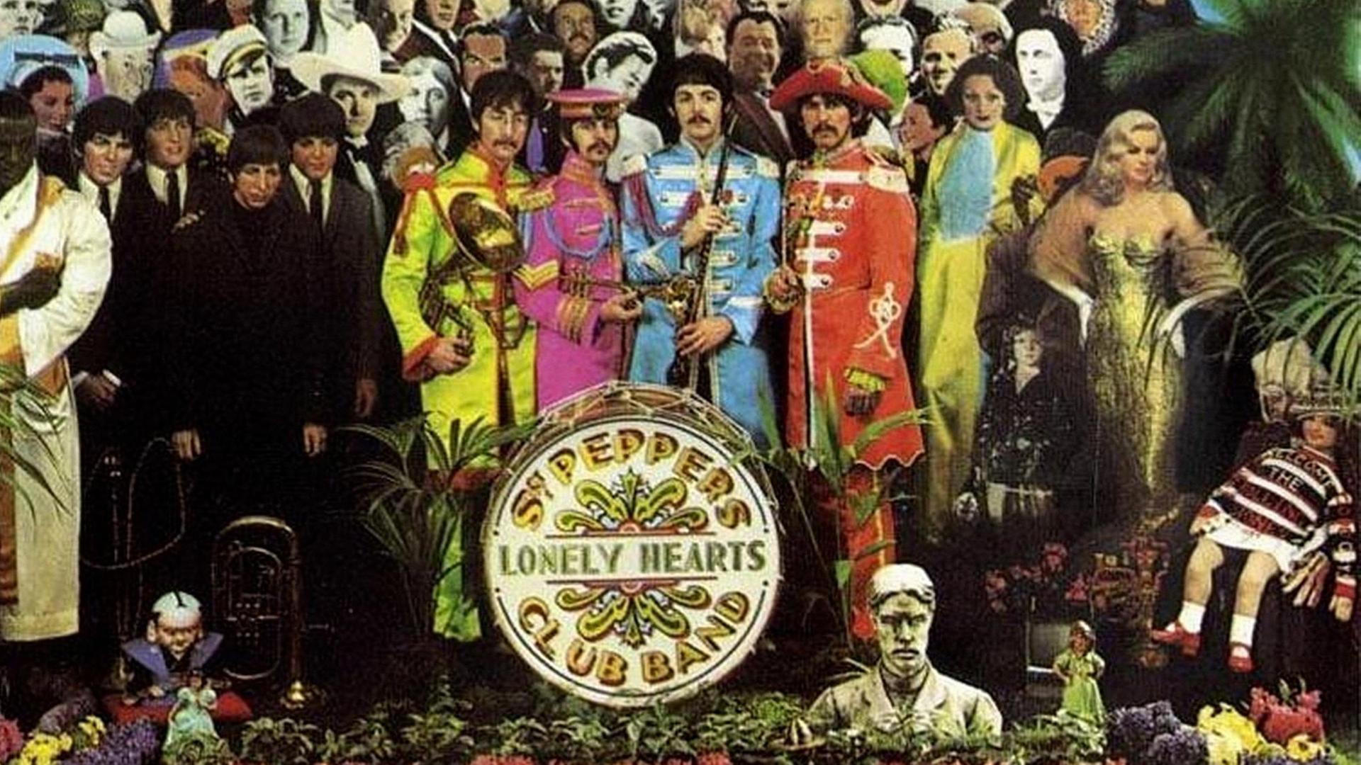 Das Album Cover der berühmten Beatles-Platte