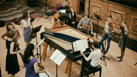 Das KORE Orchester beim Festival Muzyka w Raju im Kloster Paradyz