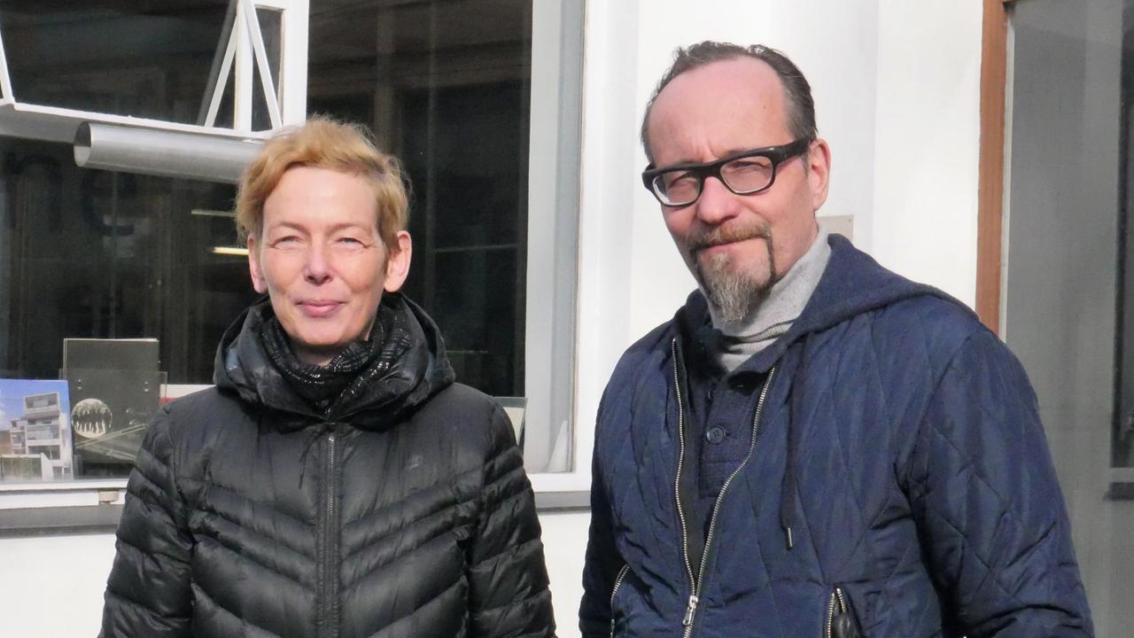 Daniela Brahm und Les Schliesser von ExRotaprint Daniela Brahm und Les Schliesser von ExRotaprint