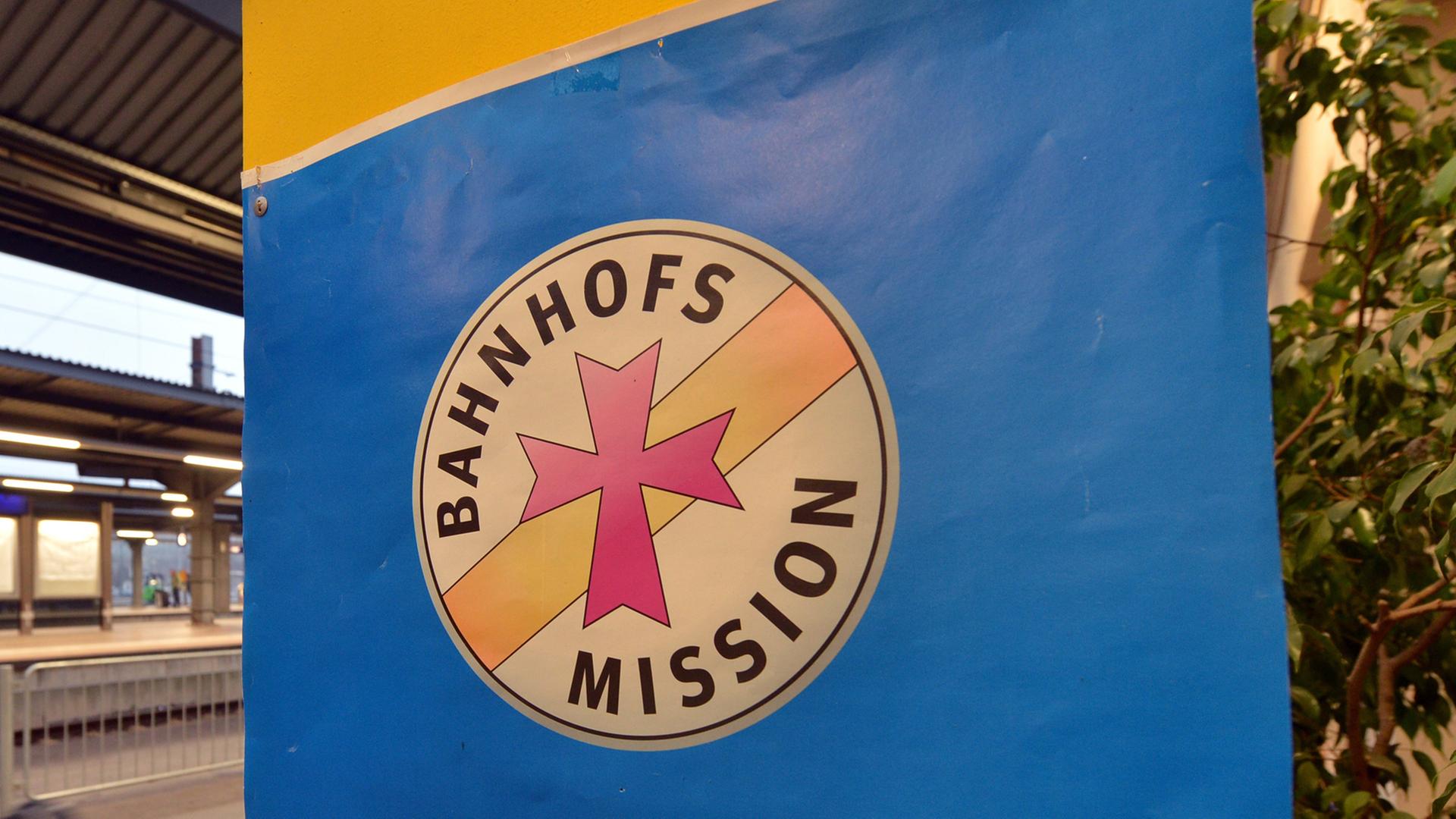 Das Logo der deutschen Bahnhofsmission Das Logo der deutschen Bahnhofsmission