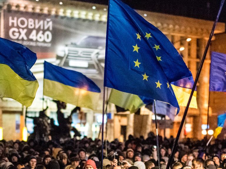 Proeuropäische Proteste in Kiew