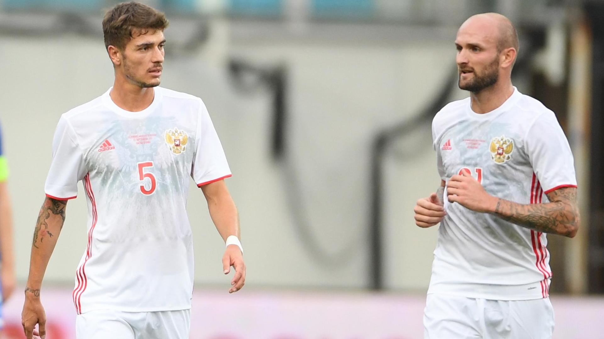 Die früheren Bundesliga-Profis Roman Neustädter und Konstantin Rausch Die früheren Bundesliga-Profis Roman Neustädter und Konstantin Rausch