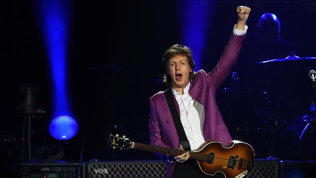 Ex-Beatle Paul McCartney gibt 2015 ein Konzert in Marseille.