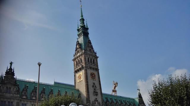 Das Rathaus von Hamburg