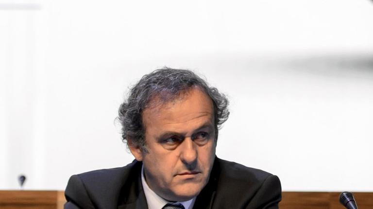UEFA-Präsident Michel Platini während des 64. FIFA-Kongresses im June 2014 in Sao Paulo. UEFA-Präsident Michel Platini während des 64. FIFA-Kongresses im June 2014 in Sao Paulo.